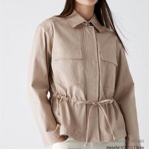 Uniqlo C Cotton Blend Drawstring Jacket